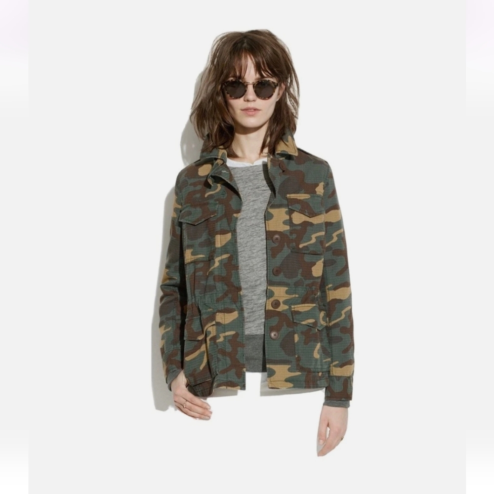 Madewell Camouflage Outbound Utility Jacket
